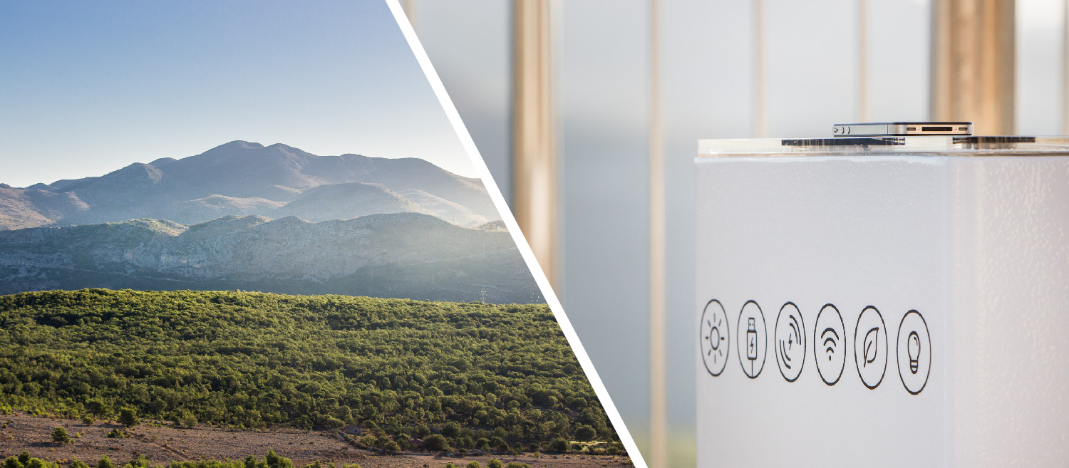 smart bench dubrovnik cable car